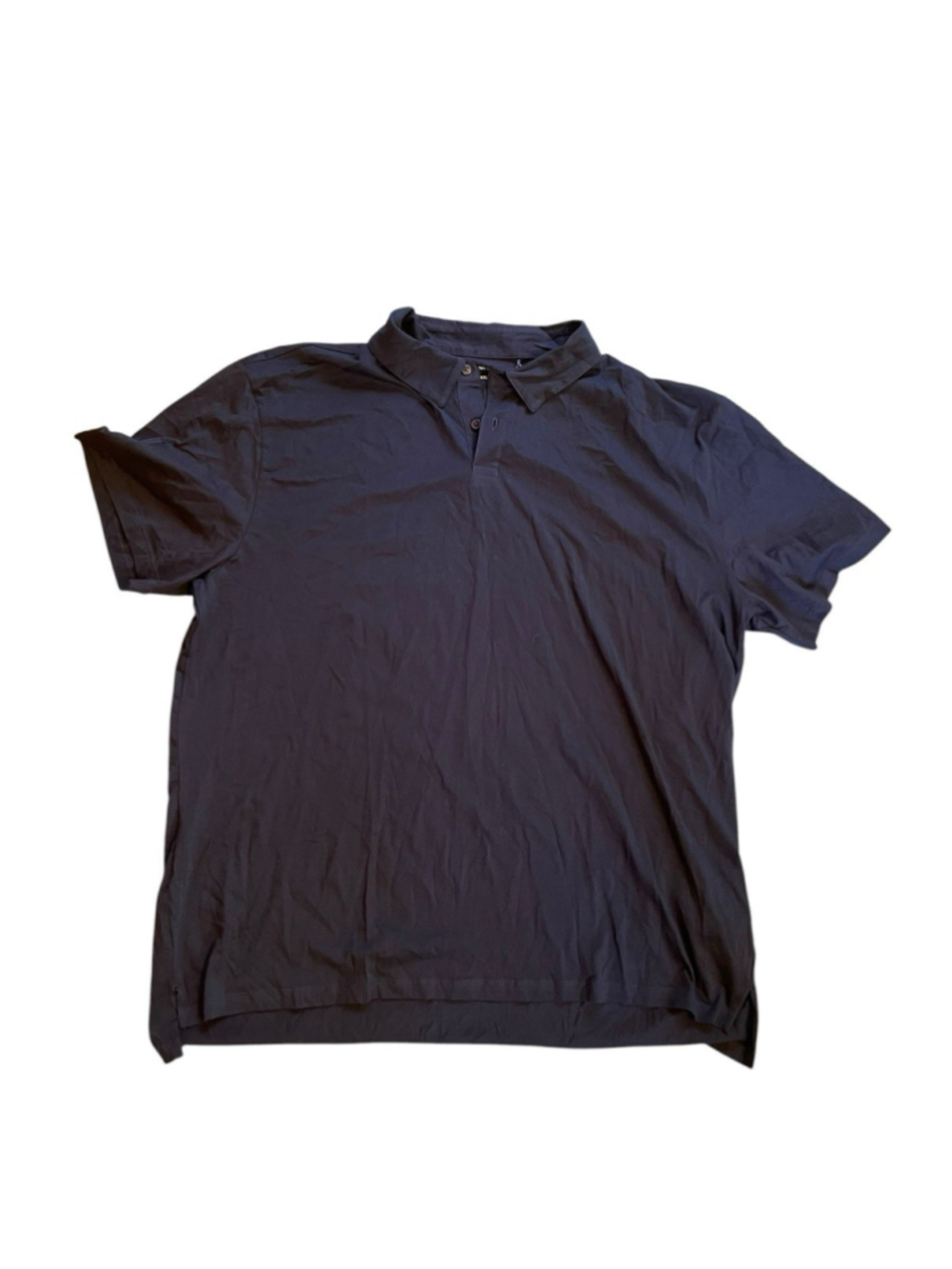 Quince Mens Pima Cotton Luxe Touch Polo XXL Deep Navy Casual